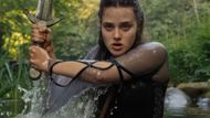 Katherine Langford in Cursed (Image via YouTube/Netflix)